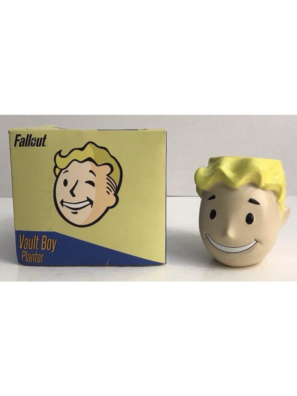 Fallout Vault Boy Head Planter | Accessory | Pen Holder by Culturefly